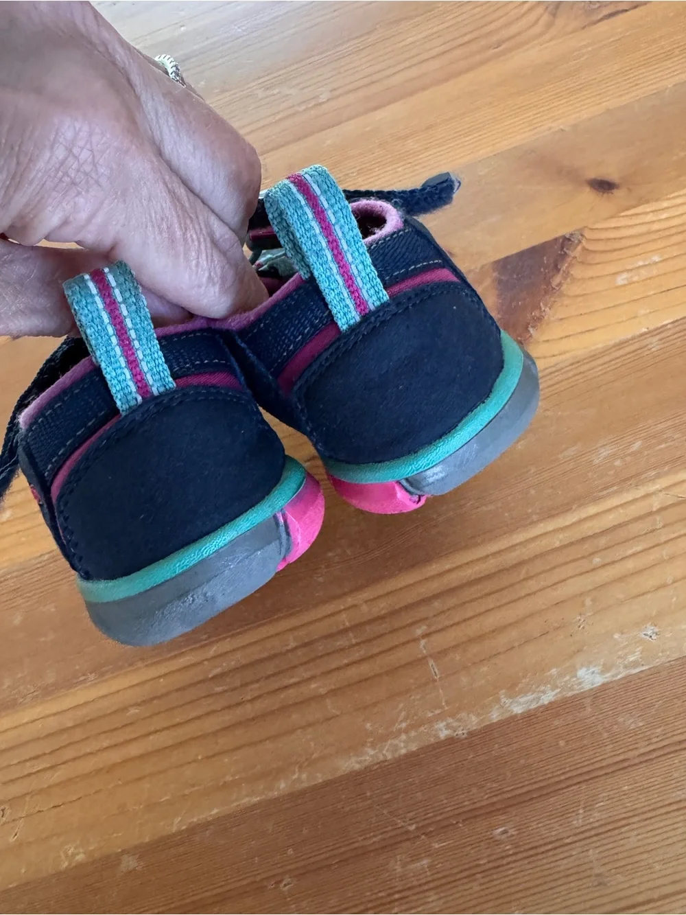 Keen Navy, Pink & Teal Kids Outdoor Sandals